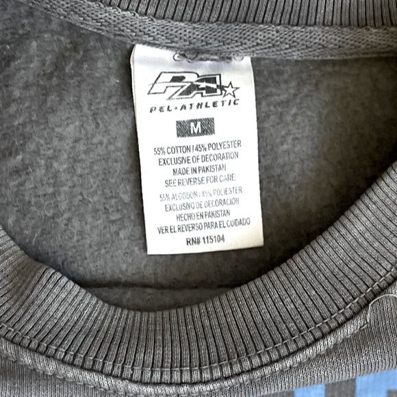 Pel Athletic Mens Heather Gray Crewneck Sweatshirt Jefferson Jaguars NWT Small - Picture 4 of 9
